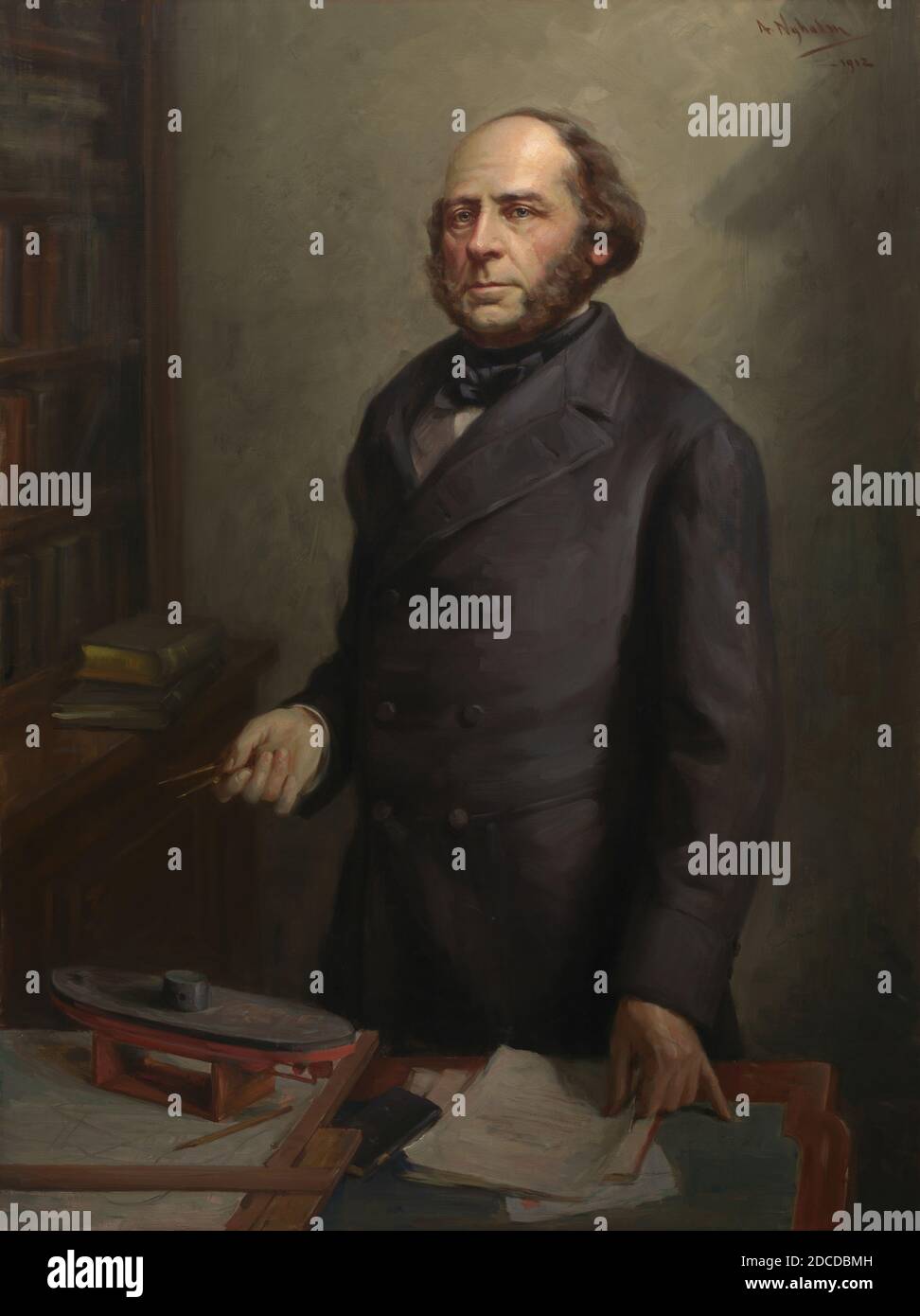 John Ericsson, Schwedisch-US-amerikanischer Erfinder Stockfoto