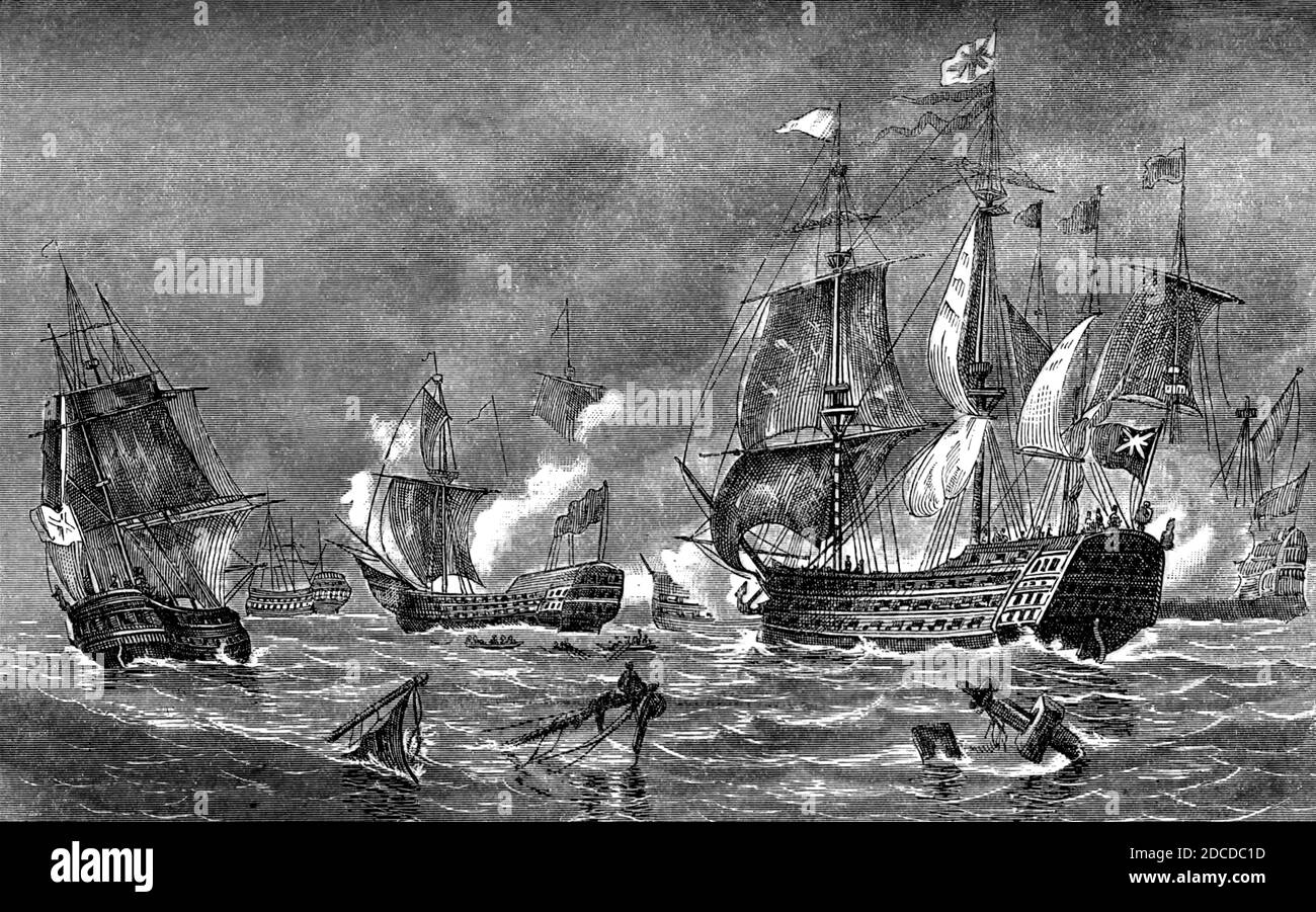 Schlacht von Cape St. Vincent, 1797 Stockfoto