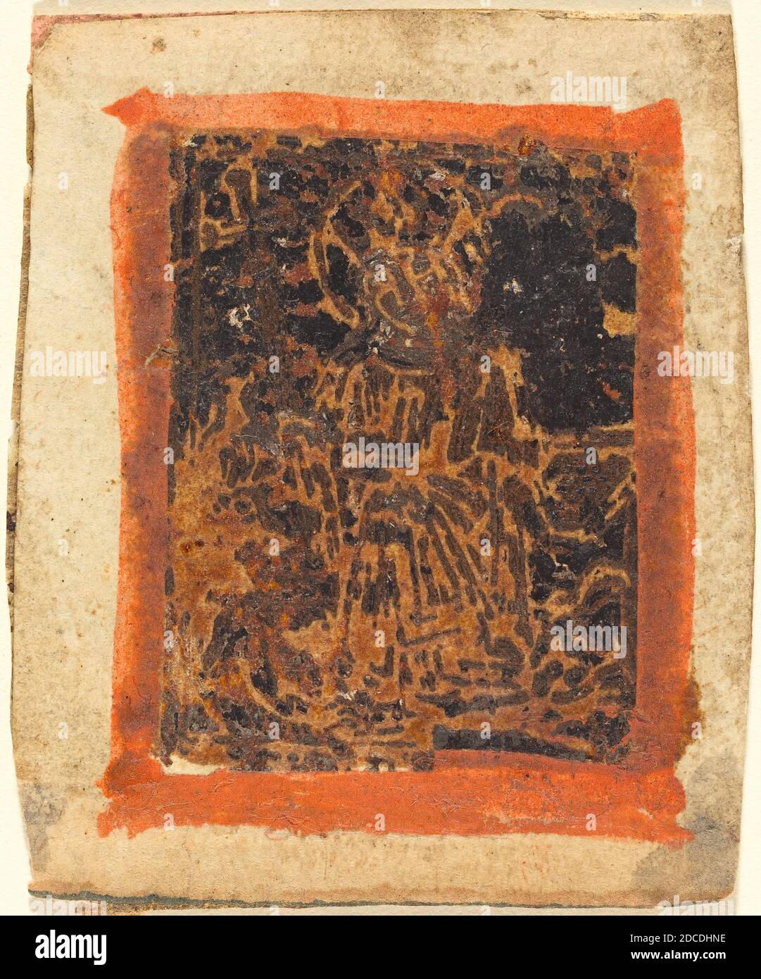 Deutsche 15. Jahrhundert, (Künstler), St. Margaret, Heilige Dreifaltigkeit, (Serie), c. 1480, Druck einfügen Stockfoto