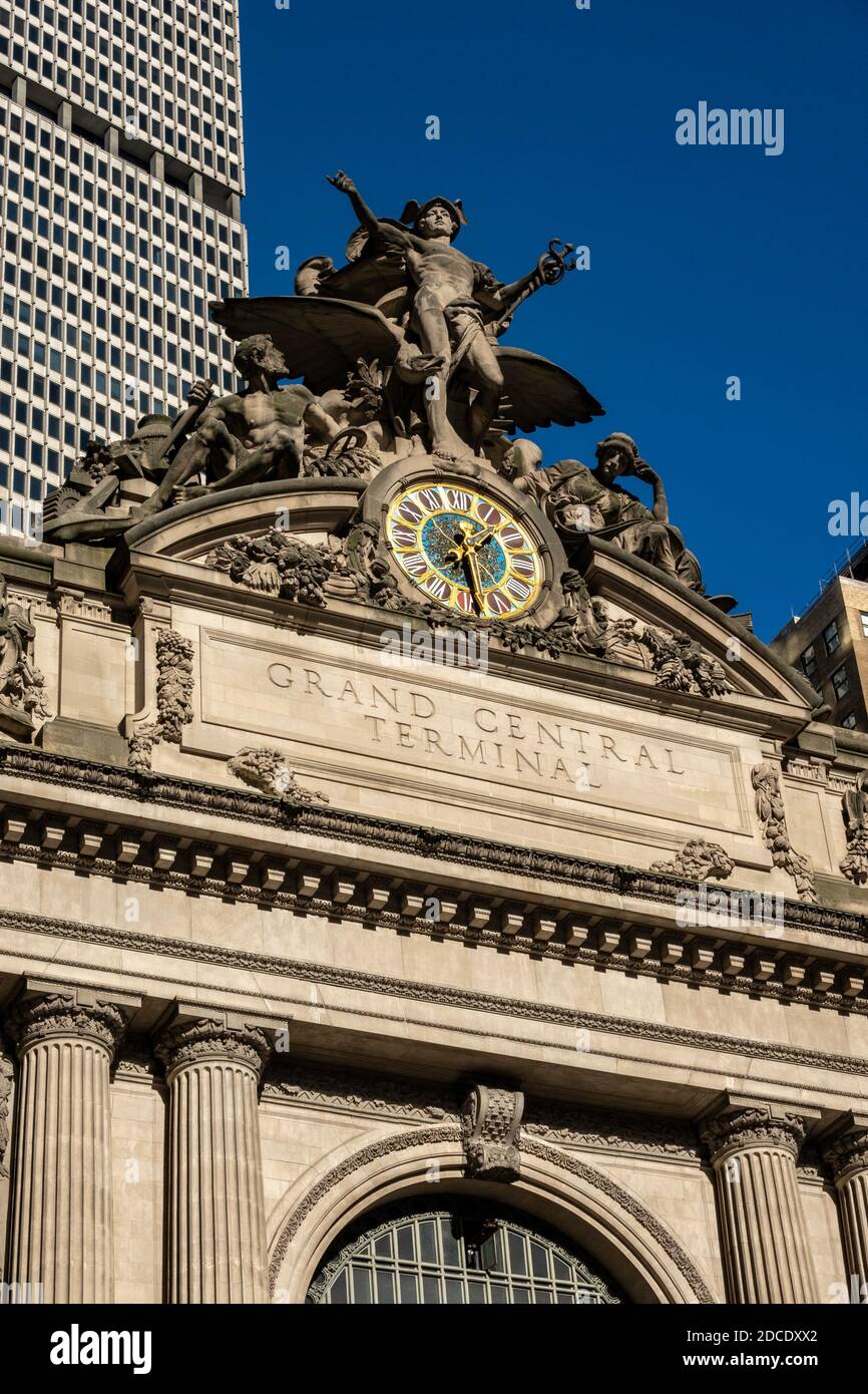 Das Grand Central Terminal ist ein Wahrzeichen von New York City, USA Stockfoto