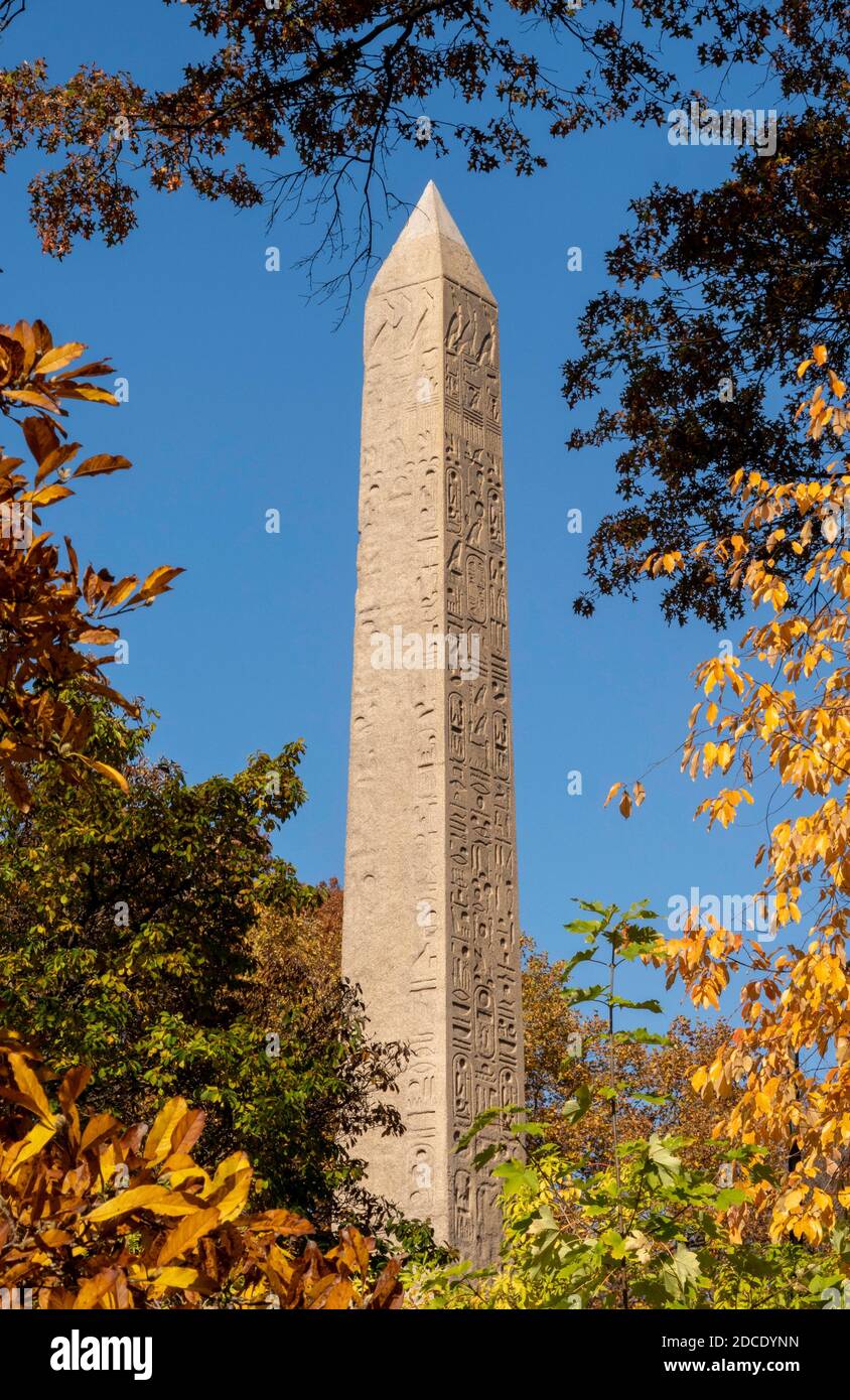 Kleopatras Nadel Obelisk, Central Park, New York City Stockfoto