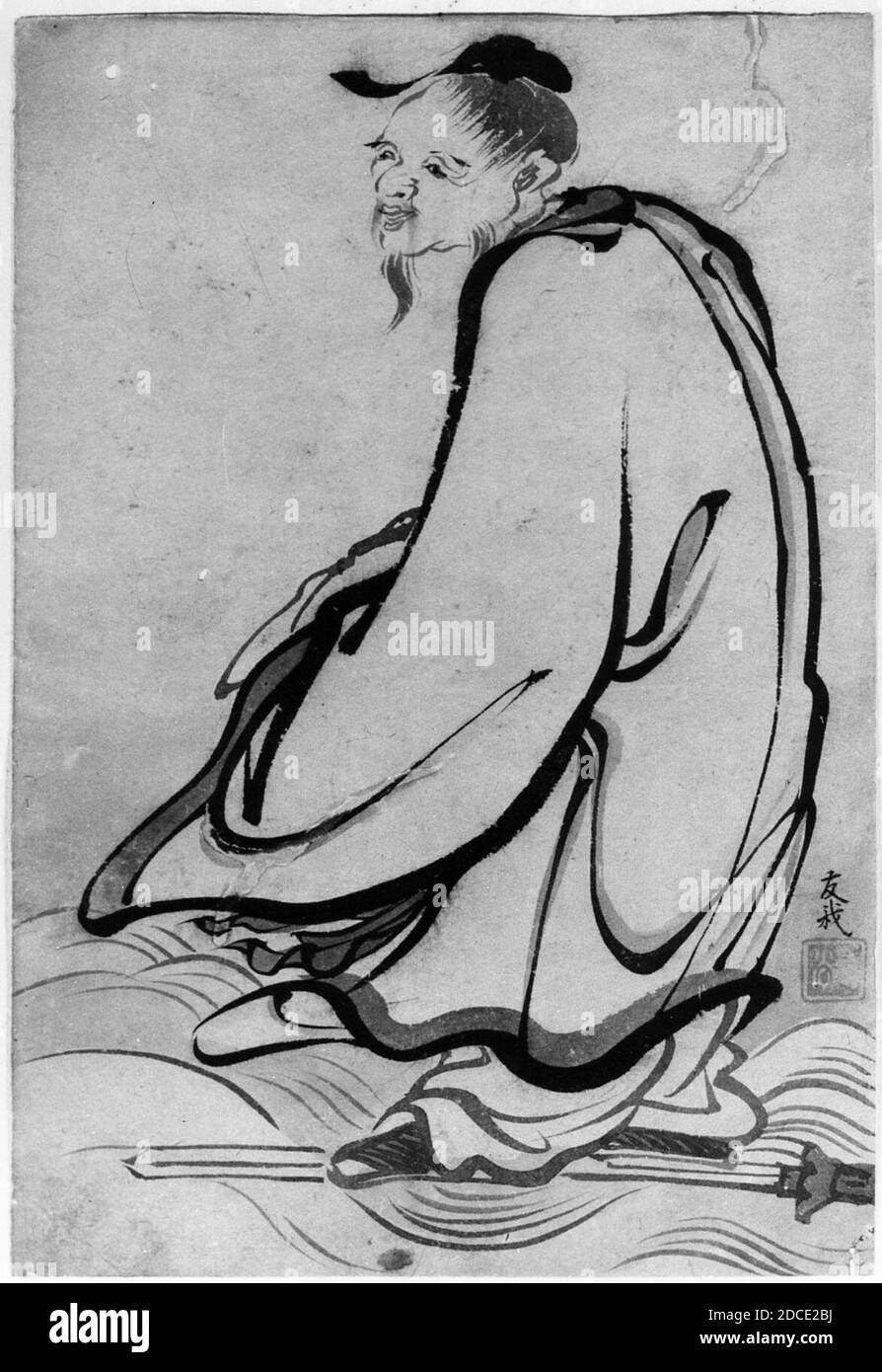 Katsushika Hokusai - Salbei Stockfoto