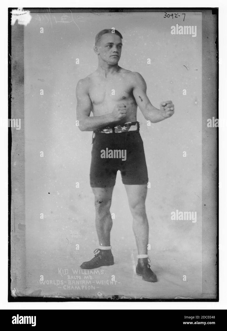 Kid Williams, Balto, Md. World's Bantamweight Champion 3-31-14 Stockfoto