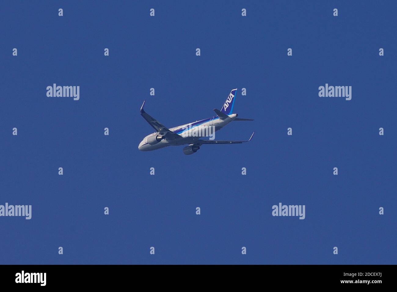 All Nippon Airways, ANA, Ex Vanilla Air, Airbus, A320-200, JA02VA, Final Approach, Tokyo Haneda Airport, Tokyo Japan Stockfoto