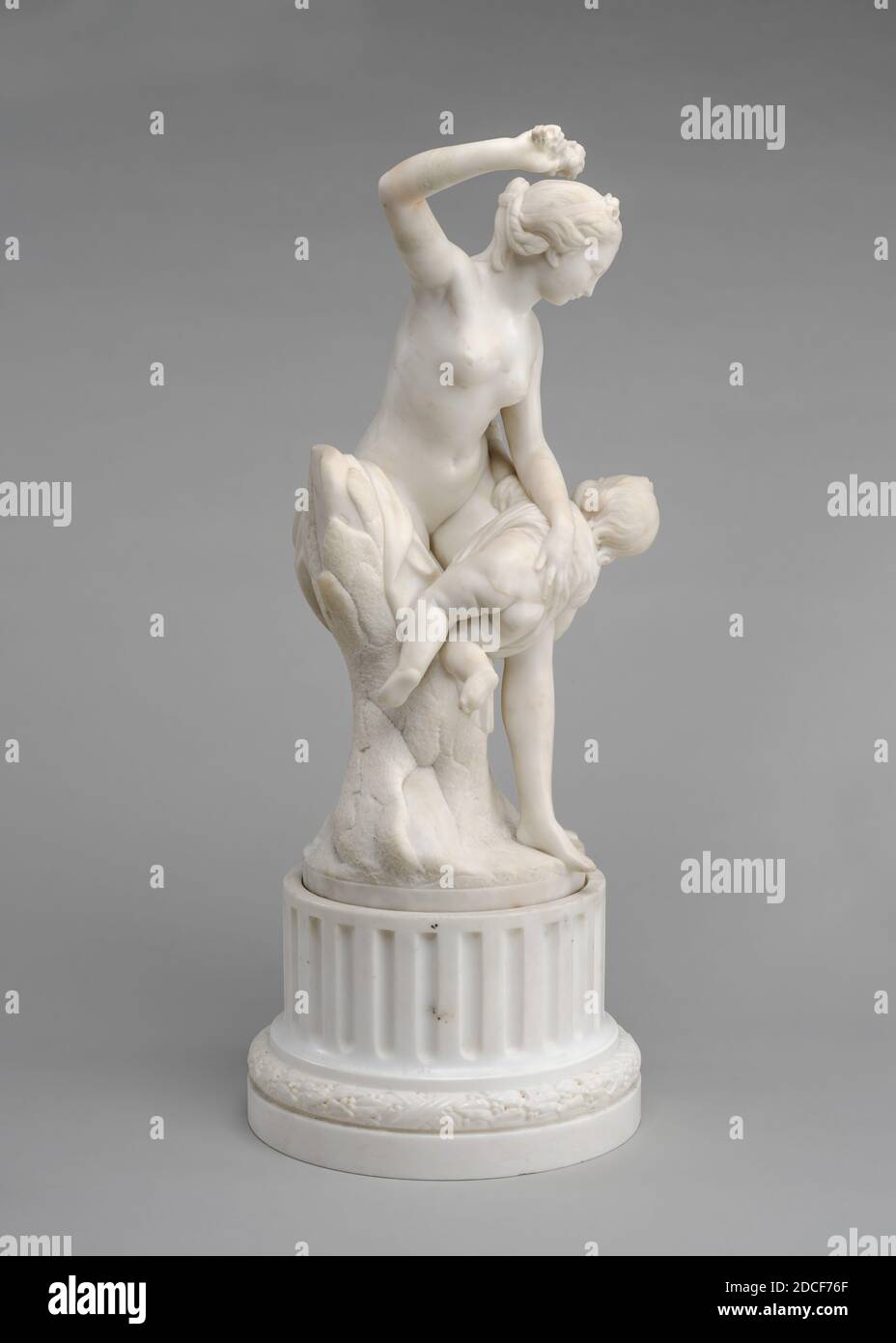 Etienne-Maurice Falconet, (Künstler), französisch, 1716 - 1791, die Bestrafung des Amors, Marmor, insgesamt: 36.4 x 18 cm (14 5/16 x 7 1/16 Zoll), Zubehörgröße: 11.4 cm (4 1/2 Zoll Stockfoto