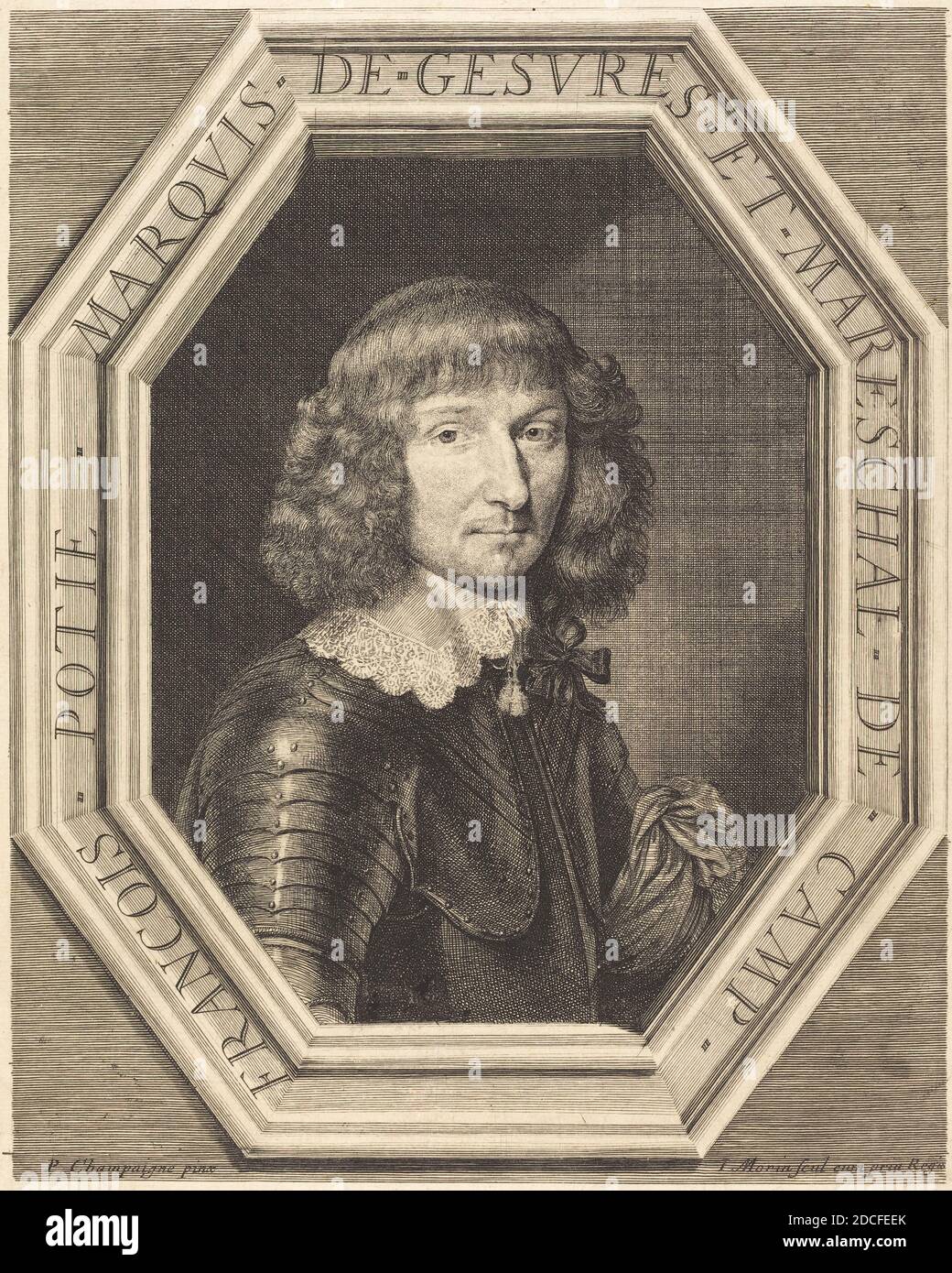 Jean Morin Nach Philippe De Champaigne Stockfotos und bilder Kaufen