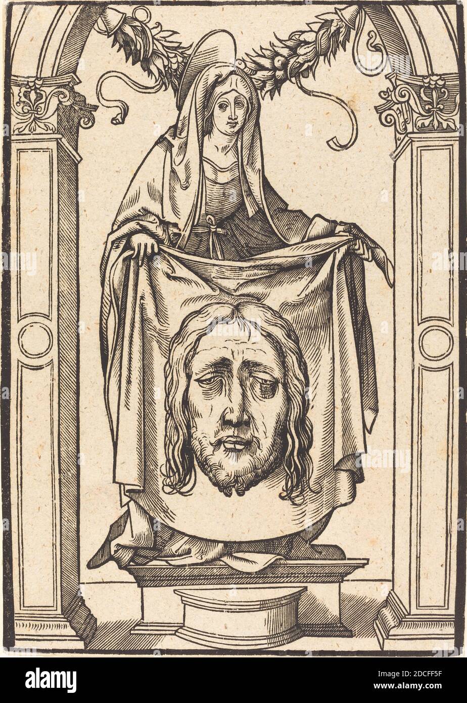 Hans Burgkmair I, (Künstler), deutsch, 1473 - 1531, Veronica, wohl 1511, Holzschnitt Stockfoto