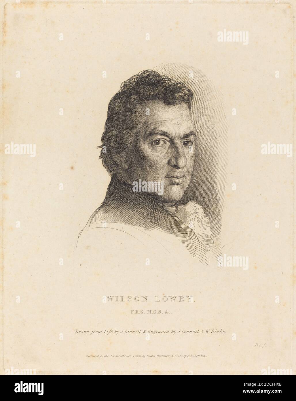 William Blake, (Künstler), britisch, 1757 - 1827, John Linnell, (Künstler nach), britisch, 1792 - 1882, Wilson Lowry, 1825, Gravur Stockfoto