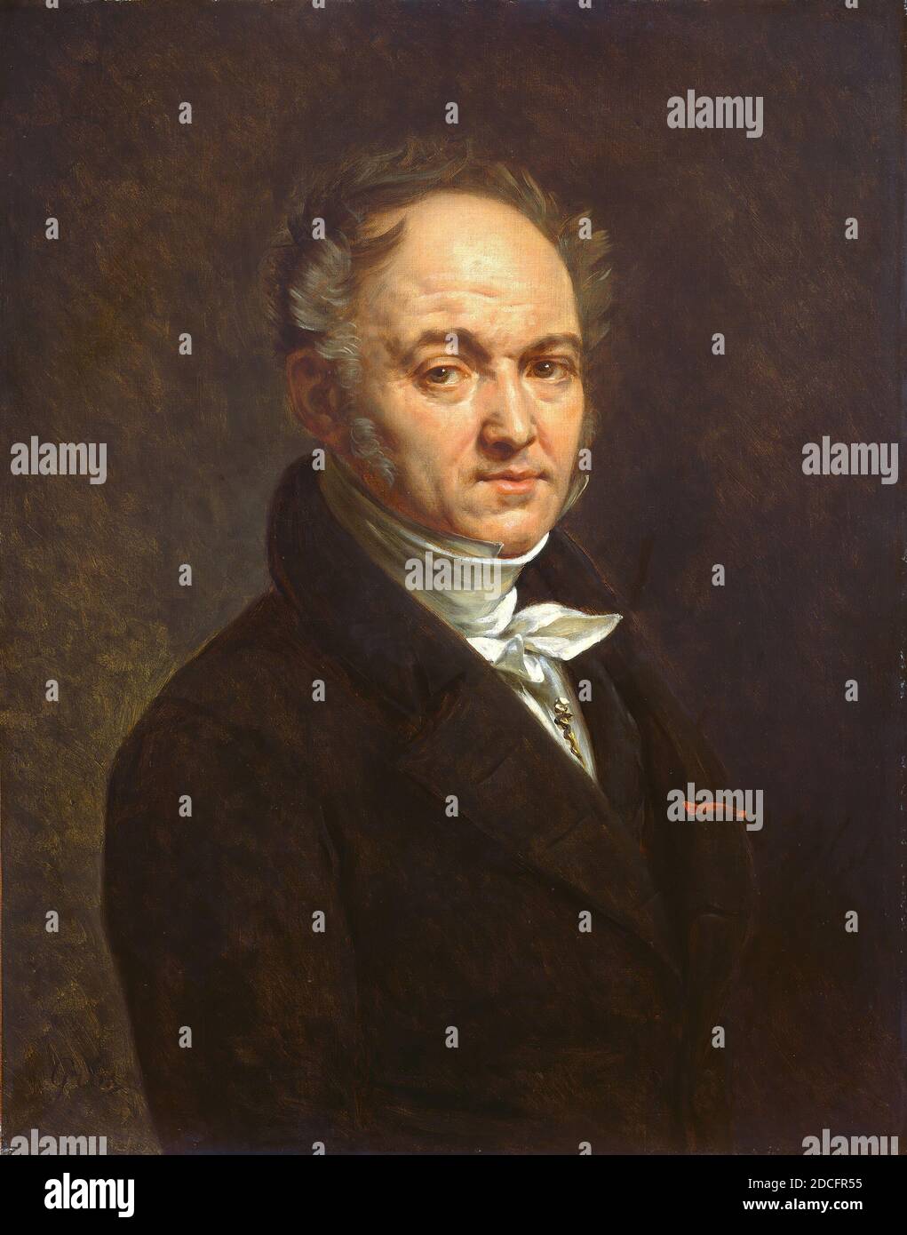 Antoine-Jean Gros, (Maler), französisch, 1771 - 1835, Dr. Vignardonne, 1827, Öl auf Leinwand, insgesamt: 81 x 64.3 cm (31 7/8 x 25 5/16 Zoll), gerahmt: 101 x 84.8 x 8.9 cm (39 3/4 x 33 3/8 x 3 1/2 Zoll Stockfoto