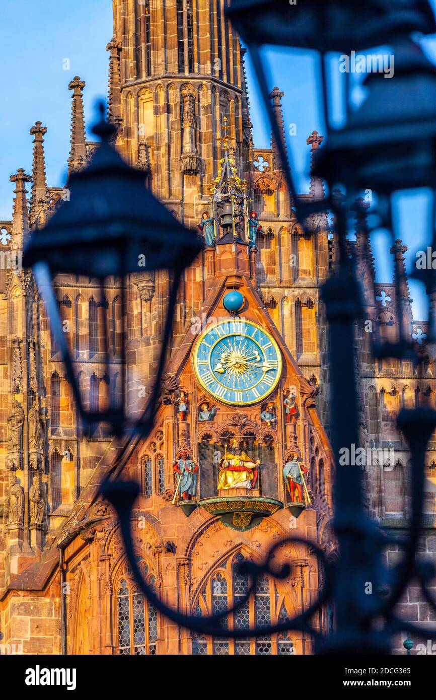 Frauenkirche, Nürnberg, Bayern, Deutschland, Europa Stockfoto