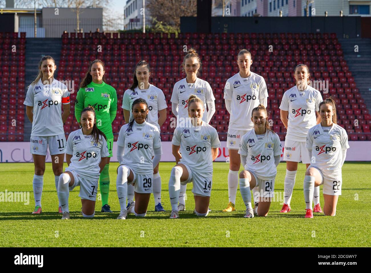 21. November 2020, Zürich, Letzigrund Stadion, AXA Women's Super League: FC Zürich Frauen - FC Basel 1893, Teamfoto FC Zürich Stockfoto