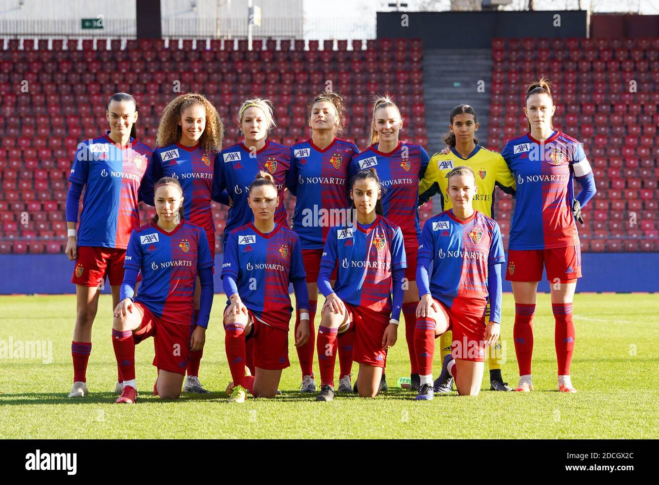 11/21/2020, Zürich, Letzigrund Stadion, AXA Women's Super League: FC Zürich Frauen - FC Basel 1893, Teamfoto FC Basel Stockfoto