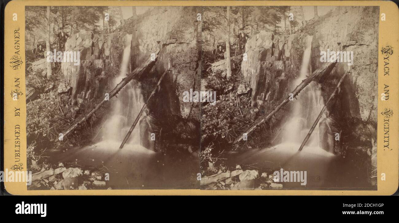 De La Vergne's Glen : Karn Malk Falls?, Van Wagner, New York (Staat), Nyack (N.Y Stockfoto