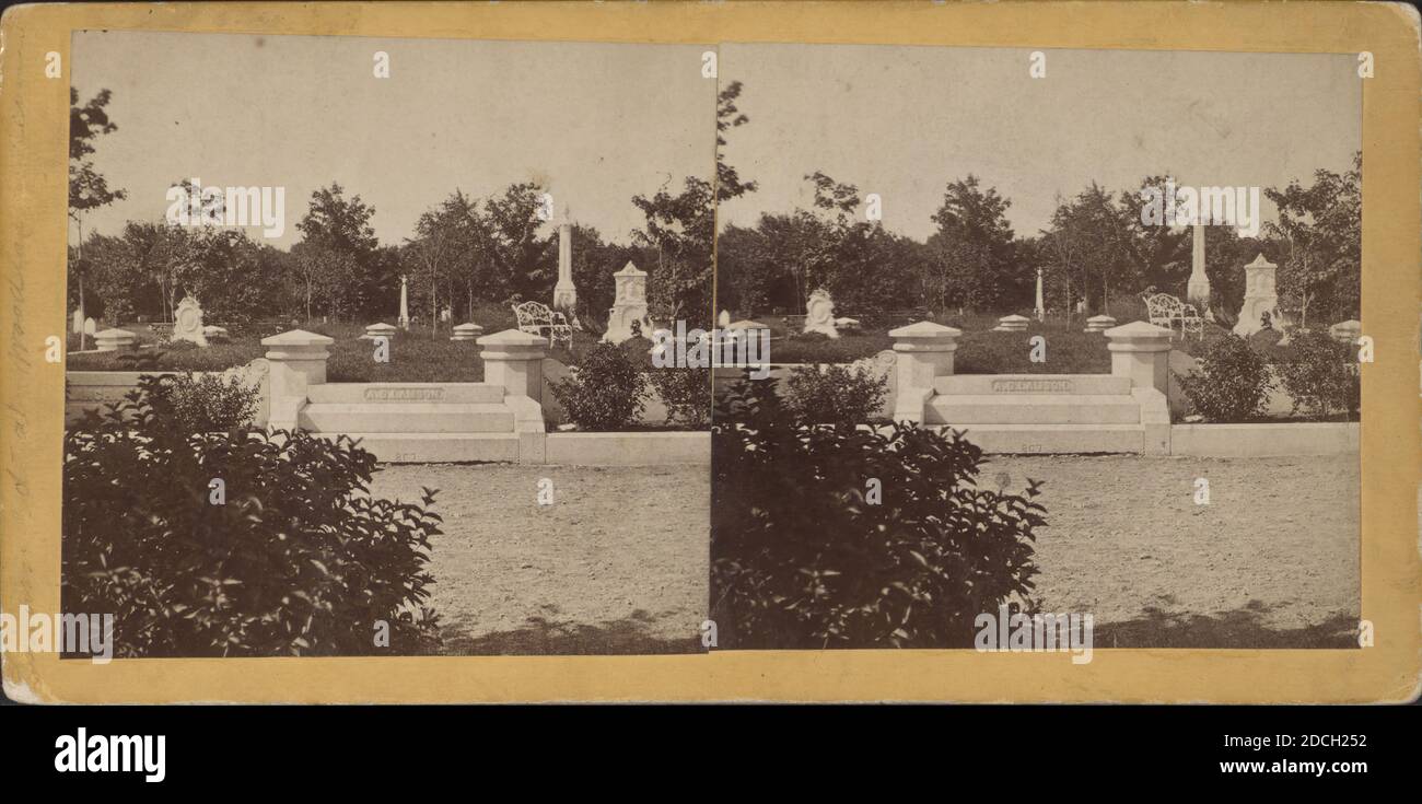 Woodlawn Cemetery., New York (Bundesstaat), New York (N.Y.), Bronx (New York, N.Y.) Stockfoto