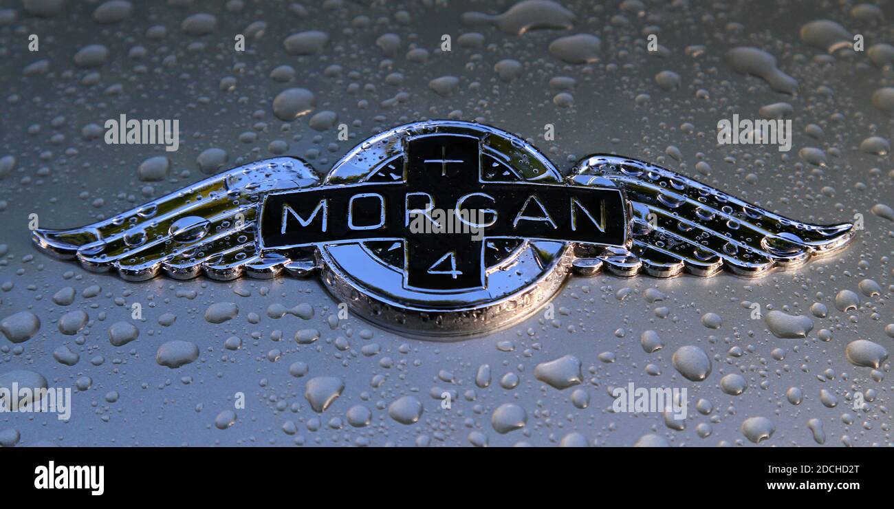 Morgan-Abzeichen Stockfoto