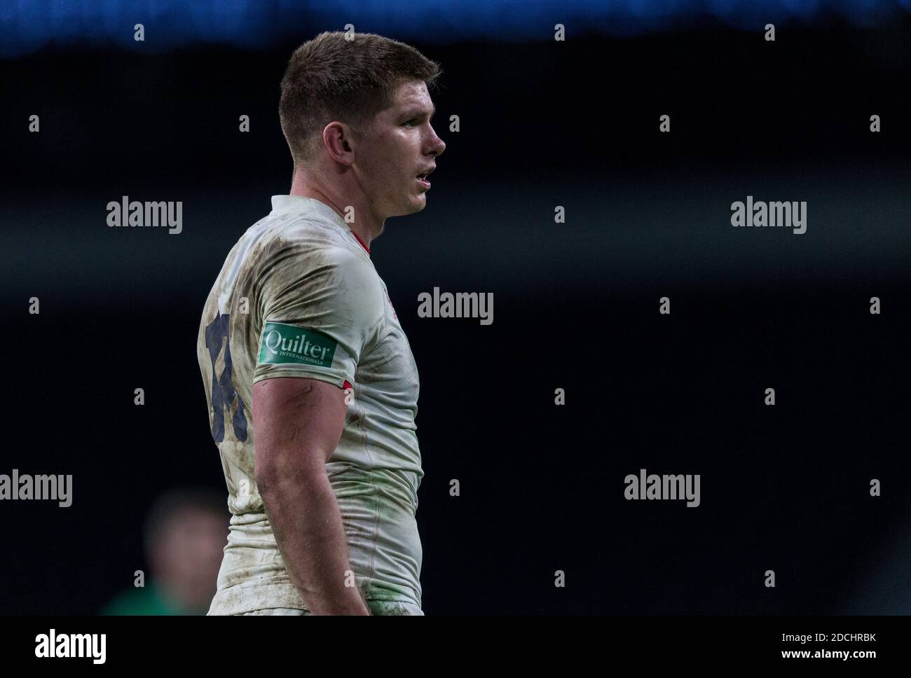 London, England, 21. November 2020, Rugby Union Autumn International Series , England Frauen gegen Frankreich Frauen, Twickenham, 2020, 21/11/2020 Owen Farrell of England Credit:Paul Harding/Alamy Live News Stockfoto