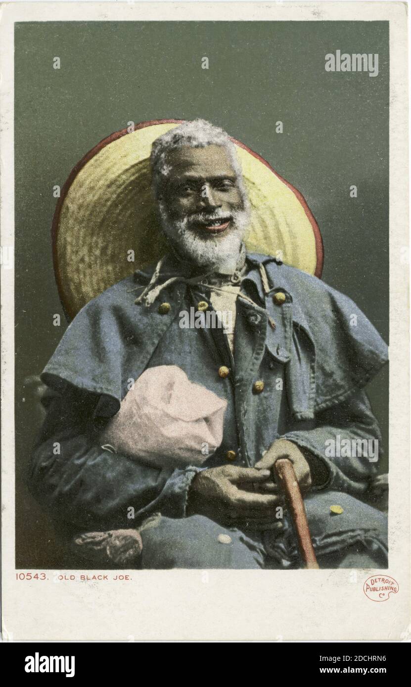 Old Black Joe, Standbild, Postkarten, 1898 - 1931 Stockfoto