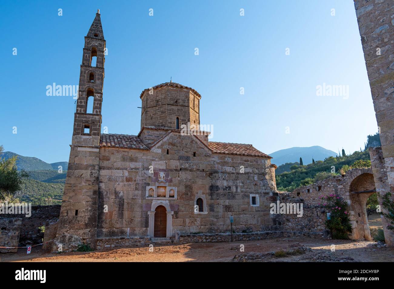 Alt (oben) Kardamyli (Kardamili), Peloponnes Stockfoto