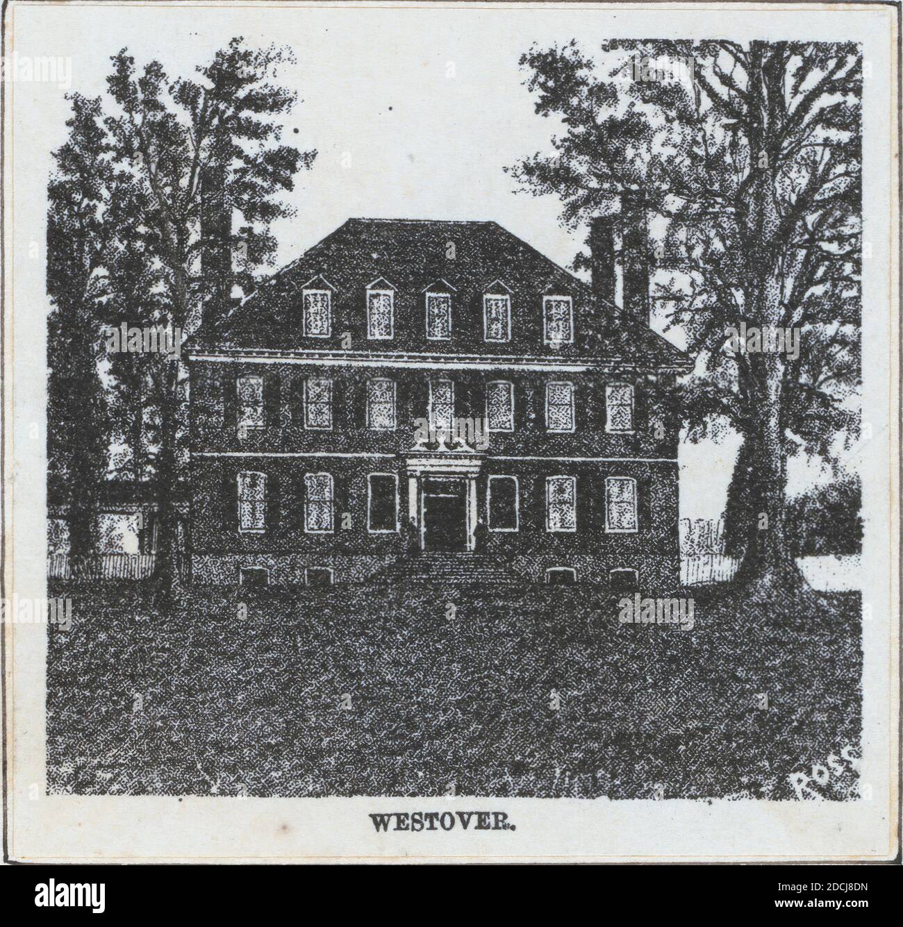 Westover., Standbild, Drucke, 1880 Stockfoto