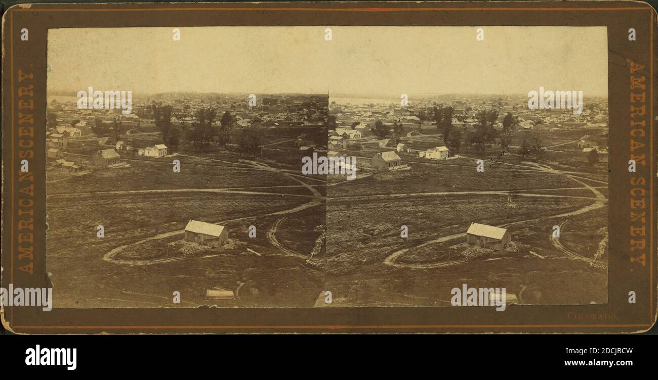 Colorado., Standbild, Stereographen, 1898 Stockfoto