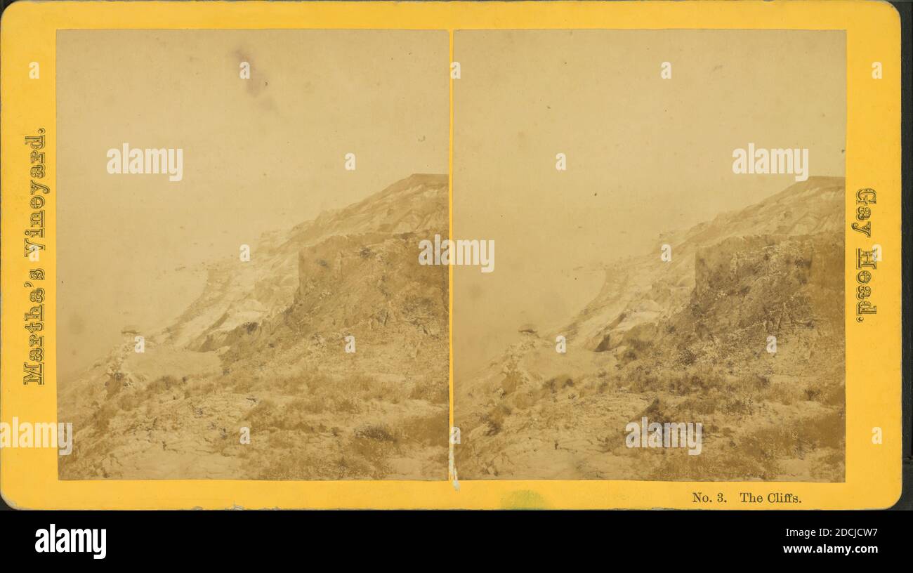 The Cliffs., Standbild, Stereographen, 1850 - 1930 Stockfoto