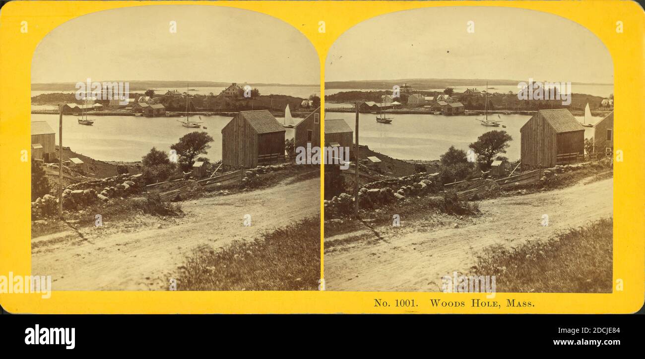 Woods Hole, Mass., Standbild, Stereographen, 1850 - 1930, Kilburn Brothers Stockfoto