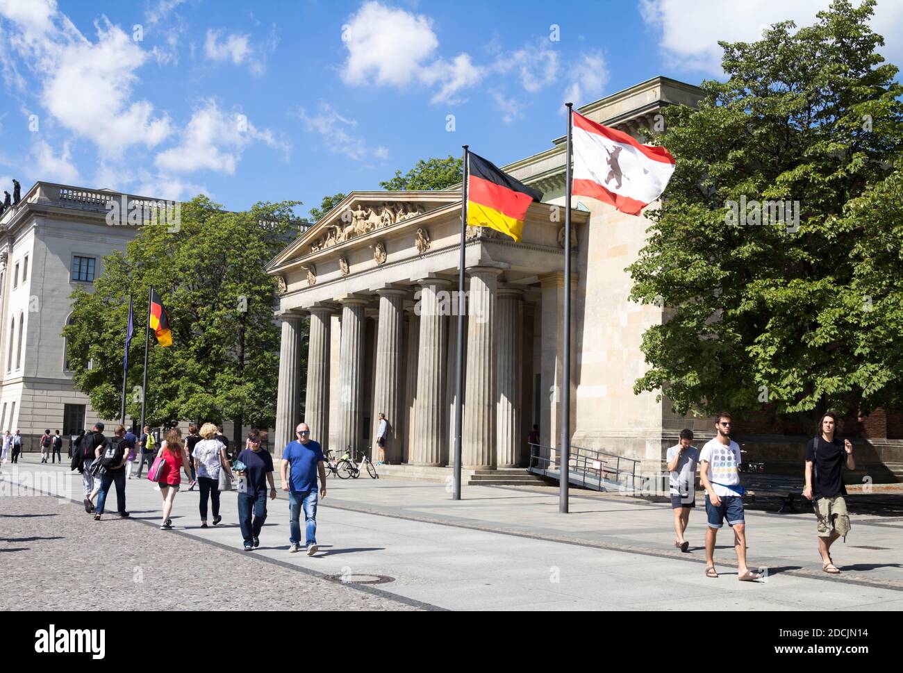 BERLIN, DEUTSCHLAND 2016: Neues Gardemuseum für die Kriegsopfer Stockfoto