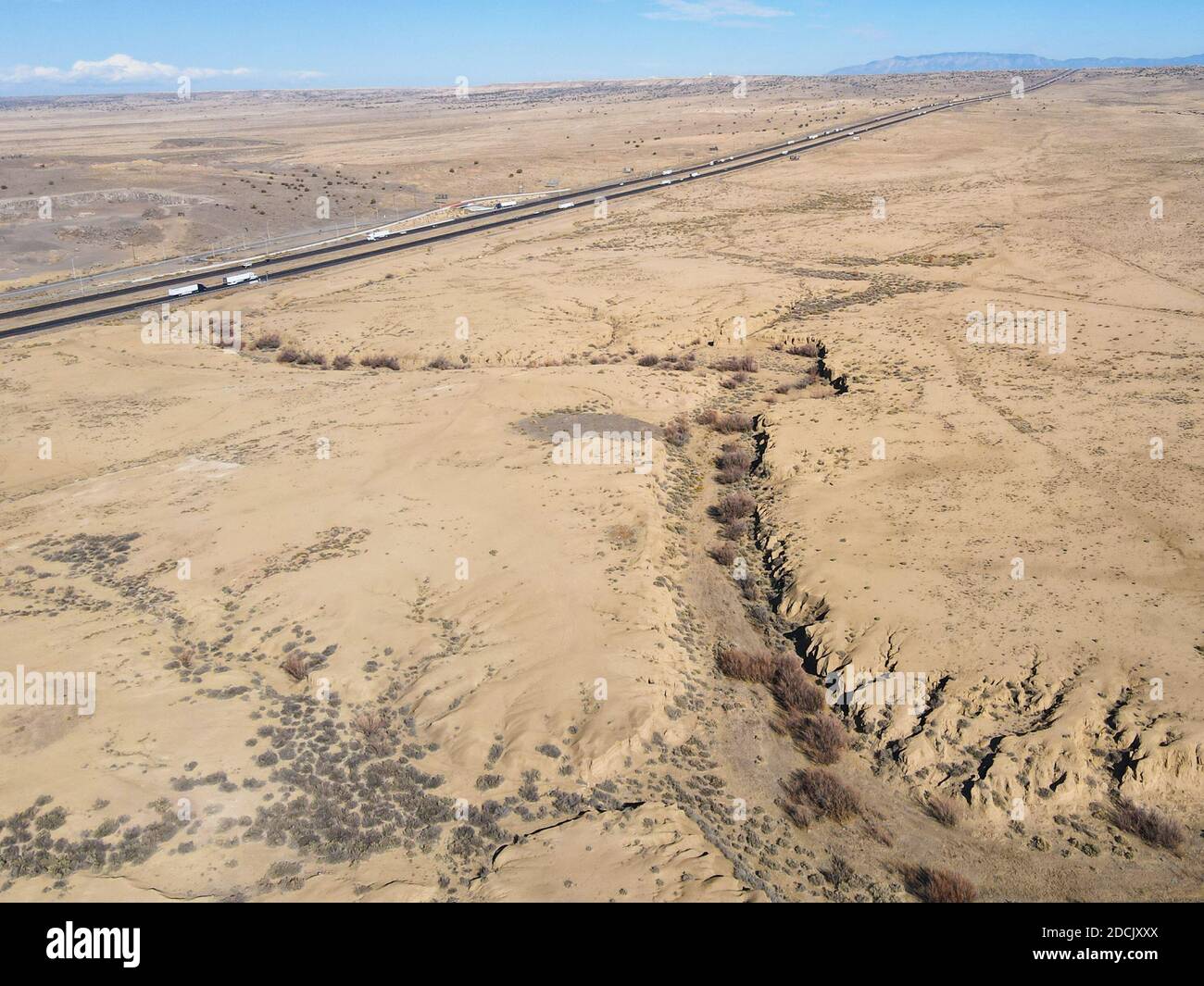 Drohnenfotografie der Arizona Landschaft Stockfoto