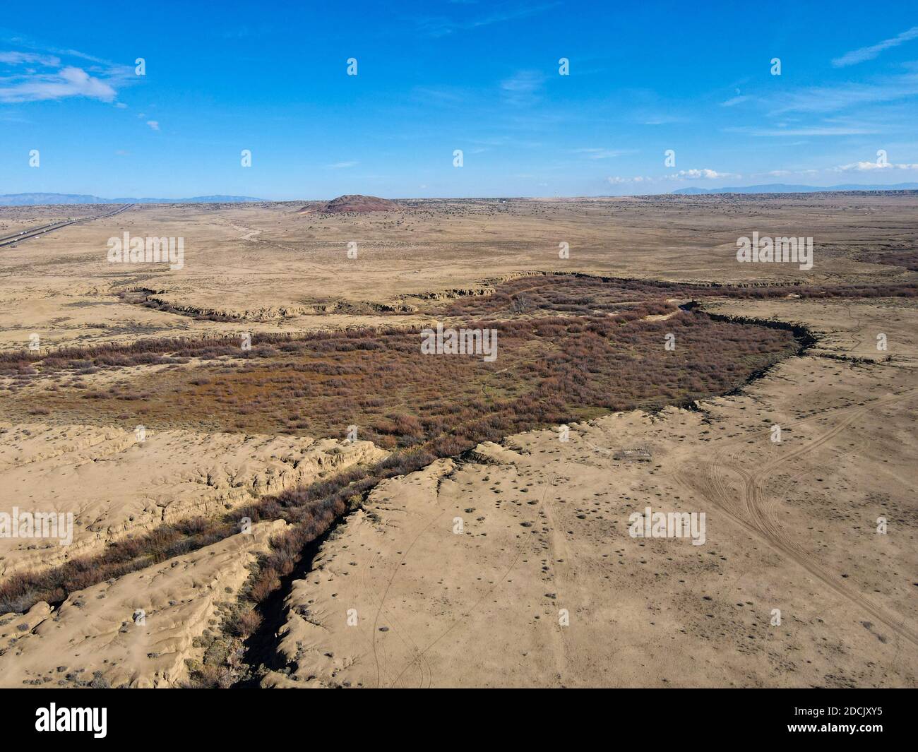 Drohnenfotografie der Arizona Landschaft Stockfoto