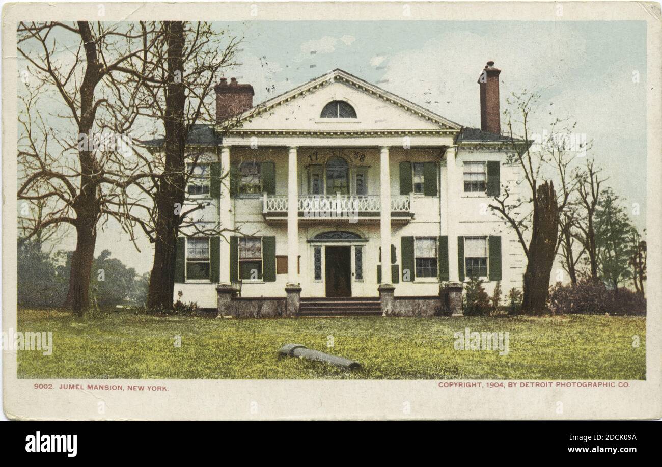 Jumel Mansion (oder Roger Morris House), New York, N. Y., Standbild, Postkarten, 1898 - 1931 Stockfoto