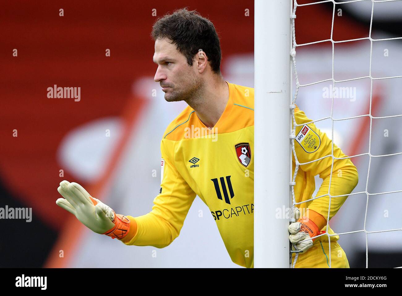 Asmir Begovic von AFC Bournemouth - AFC Bournemouth V Reading, Sky Bet Championship, Vitality Stadium, Bournemouth, Großbritannien - 21. November 2020 nur redaktionelle Verwendung - es gelten die DataCo-Einschränkungen Stockfoto