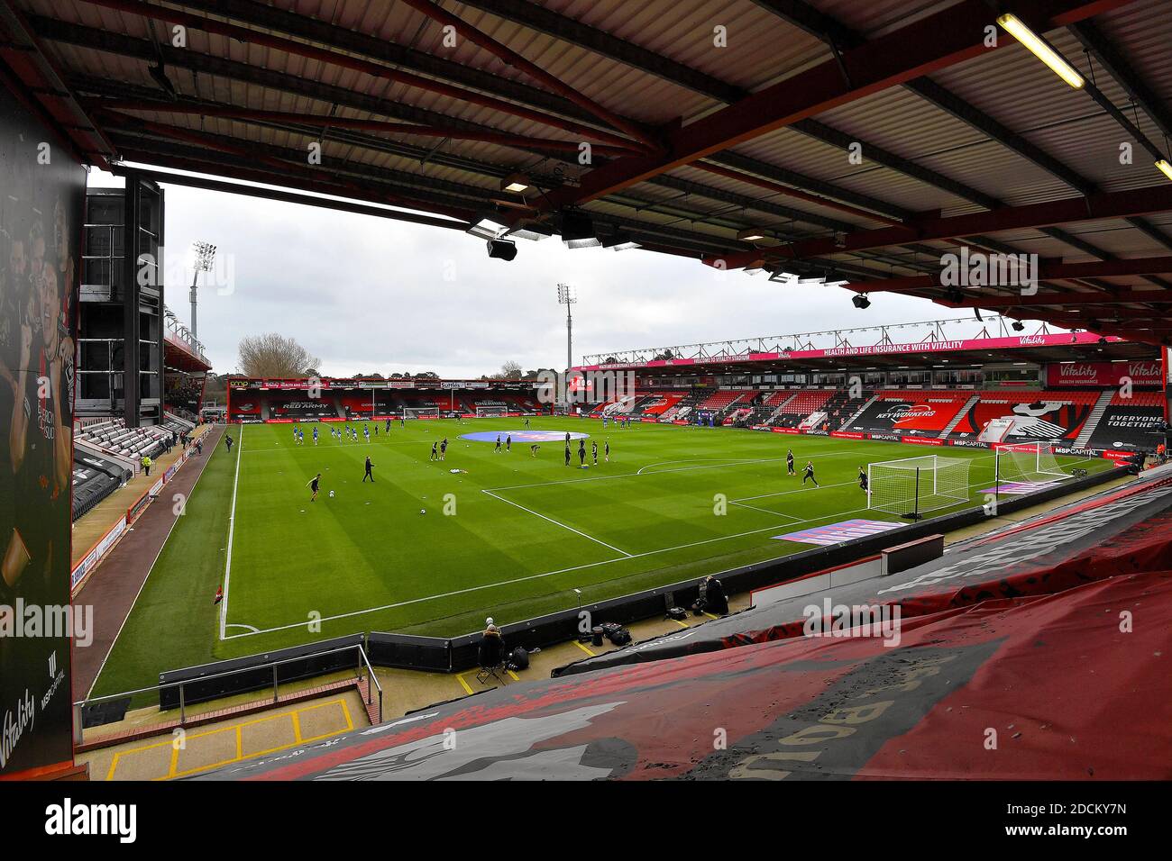 A General view of the Vitality Stadium - AFC Bournemouth V Reading, Sky Bet Championship, Vitality Stadium, Bournemouth, Großbritannien - 21. November 2020 nur für redaktionelle Verwendung - es gelten die DataCo-Einschränkungen Stockfoto