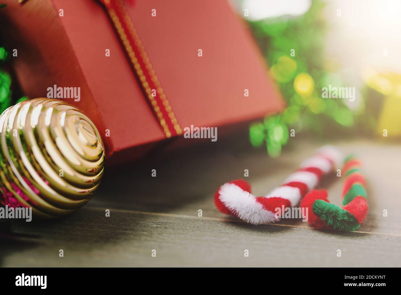 Weihnachten Geschenke Urlaub Hintergrund Stockfoto