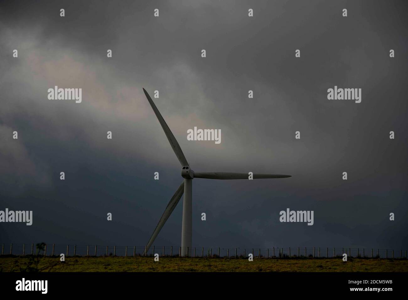 Windpark Stockfoto