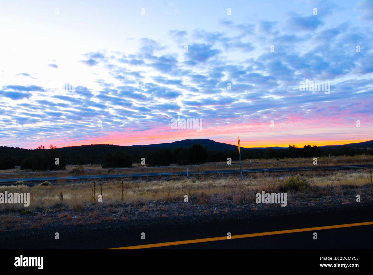 Sonnenaufgang in Arizona Stockfoto