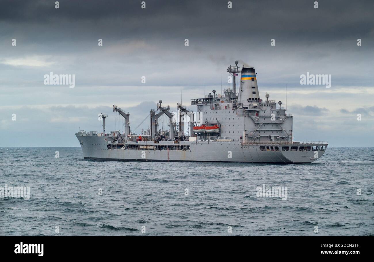 USNS Patuxent (T-AO-201) ein von Henry J. Kaiser angetriebener Tanker, der vom Military Sealift Command betrieben wird Stockfoto