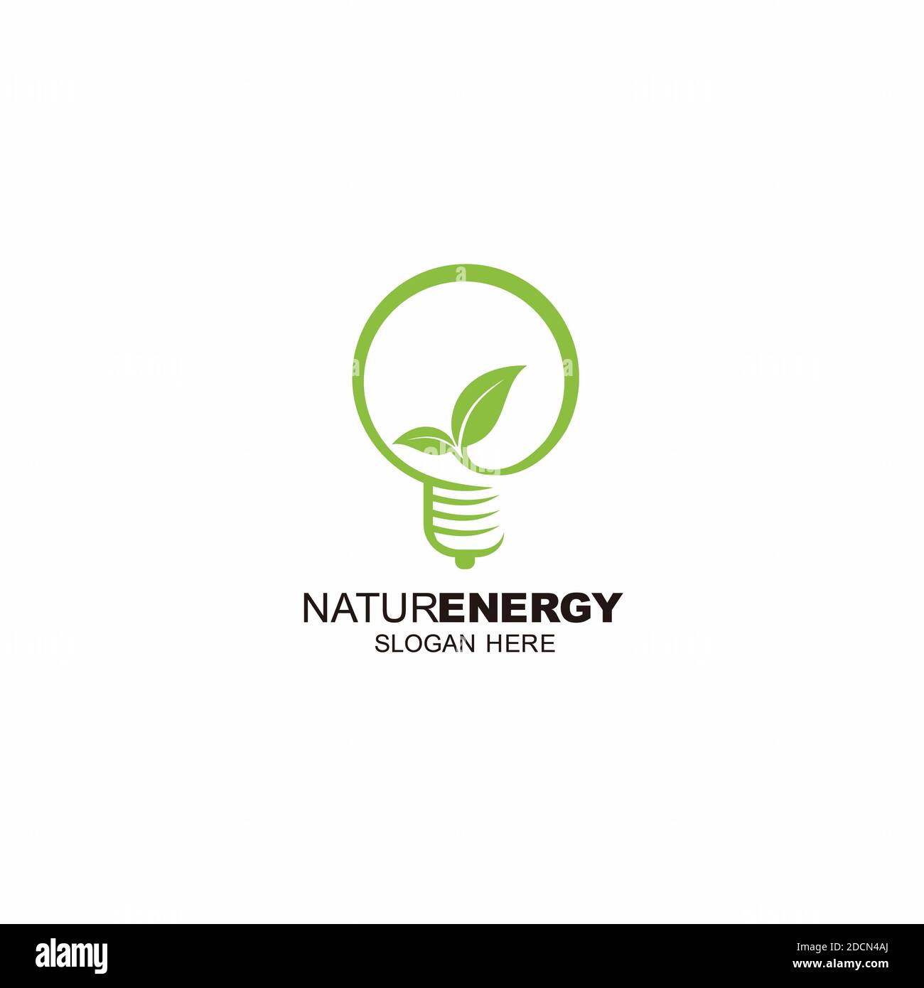 Symbol Symbol Natur Energie Logo Design Inspiration. Stockfoto