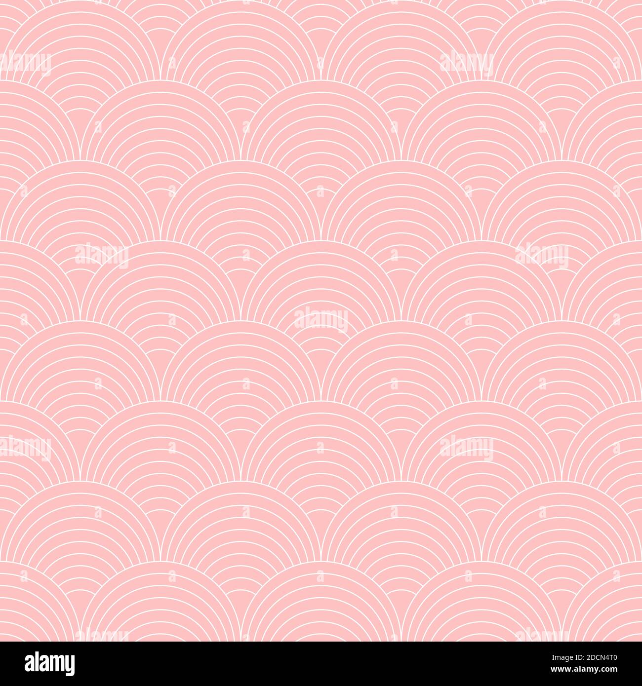 Wellen abstraktes, nahtloses geometrisches Linienmuster im orientalischen Stil. Vektorgeometrie traditioneller Retro-Hintergrund Stock Vektor
