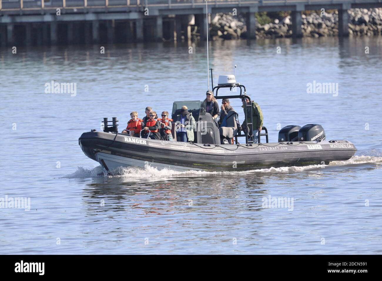 Moss Landing, Kalifornien Stockfoto
