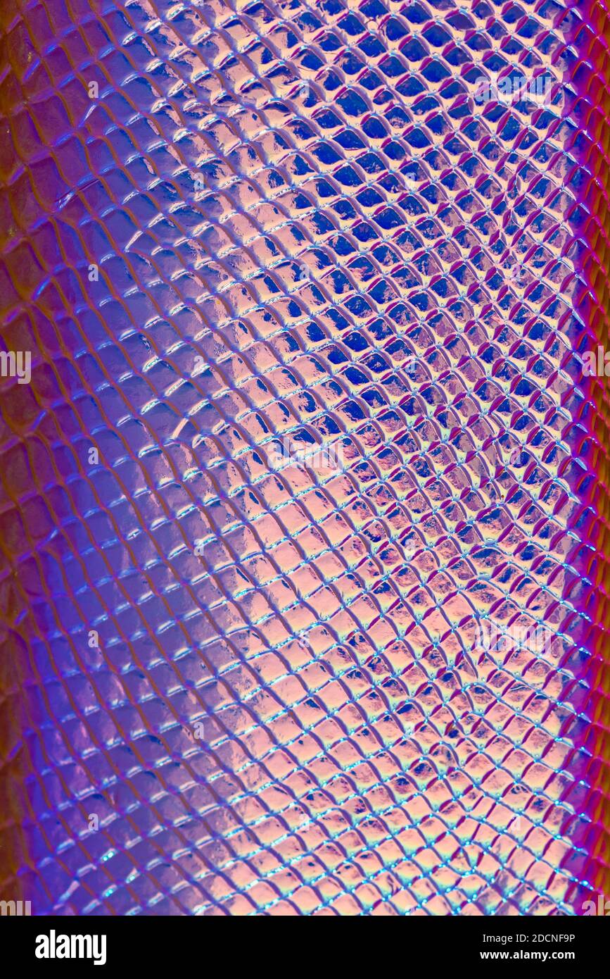 Schlangenhaut Hintergrund. Nahaufnahme Luxus Schlangenhaut Neon-Textur Verwendung für Hintergrund. Stockfoto