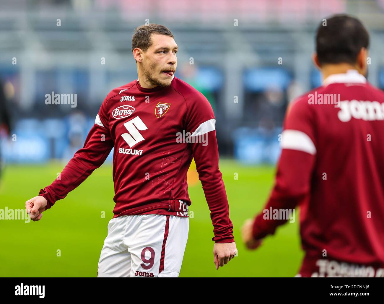 Andrea Belotti von Turin FC während des Spiels Serie A 2020/21 zwischen FC Internazionale und Turin FC im San Siro Stadion, Mailand, Italien am 22. November 2020 - Foto FCI/Fabrizio Carabelli / LM Stockfoto