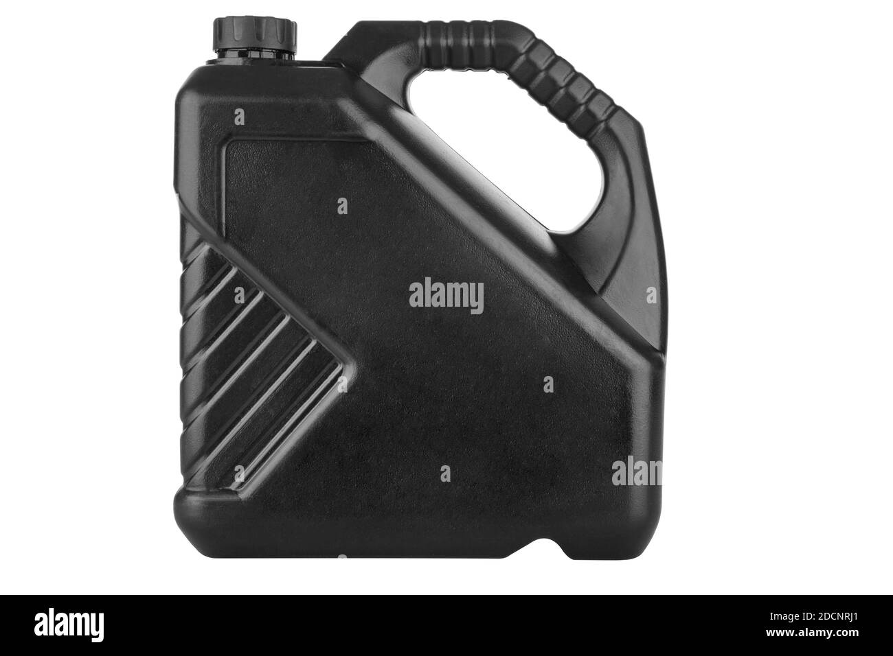 Kunststoffflasche ohne Etikett auf weißem Hintergrund Stockfoto