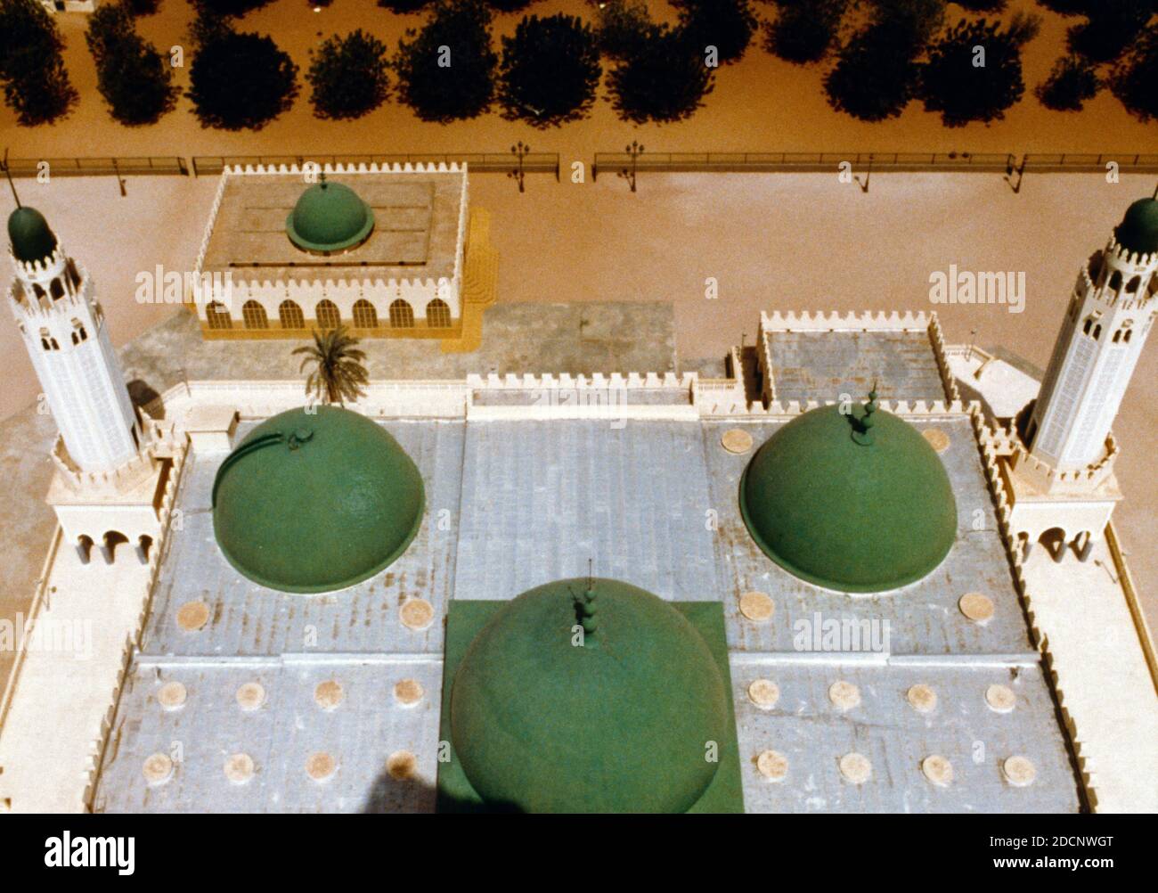 Senegal Luftaufnahme der Moschee Stockfoto