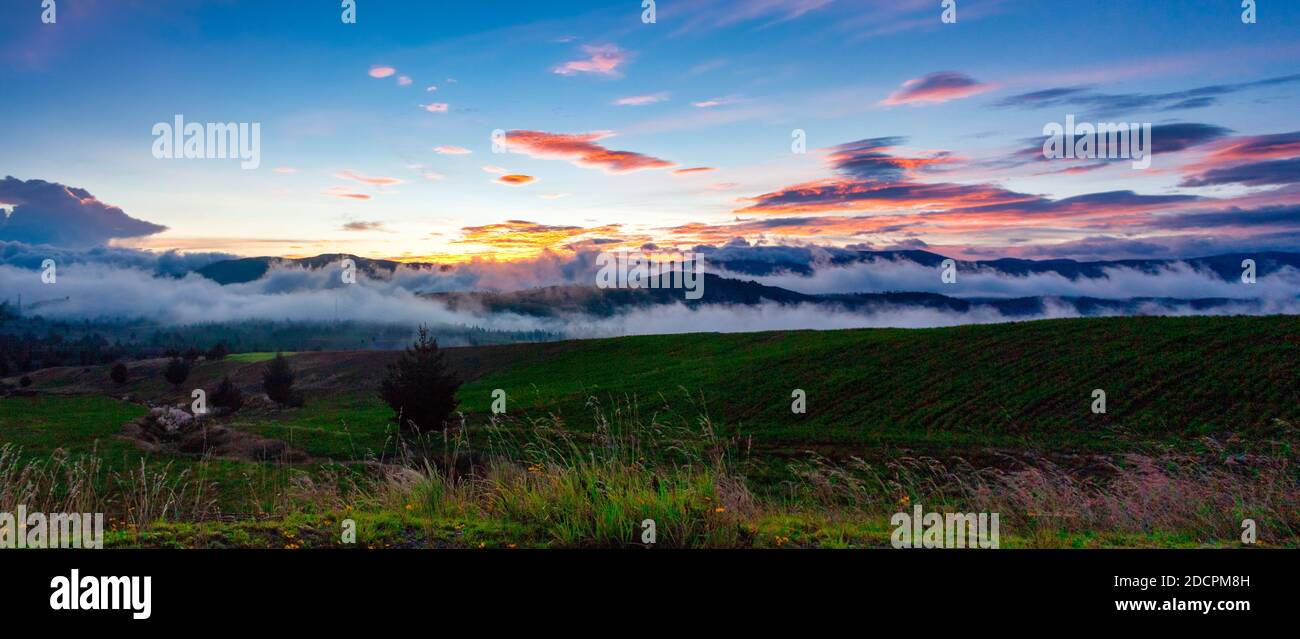 El Chimborazo Berg, Ecuador Stockfoto