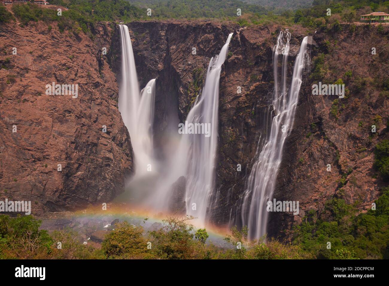 Jog Falls, Shimoga, Karnataka, Indien. Stockfoto