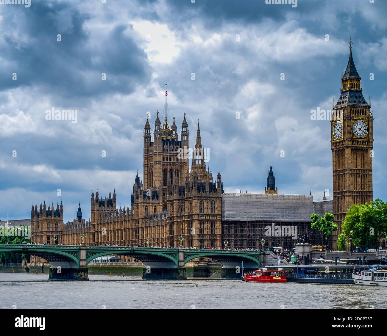 Britisches Parlament und Big Ben, London, Großbritannien Stockfoto