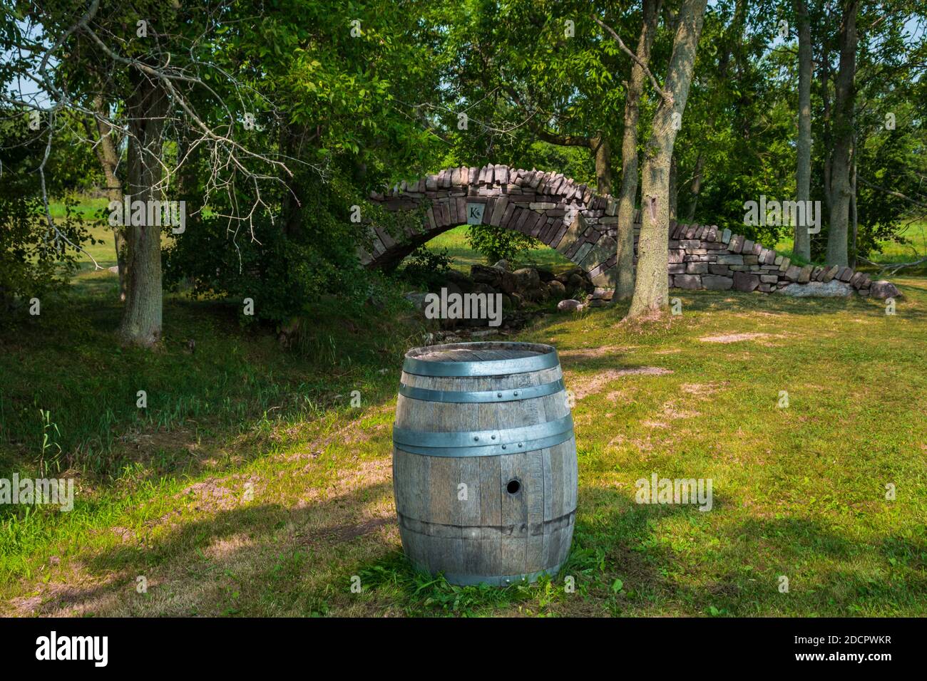 Weingut in PE County ON, Kanada Stockfoto