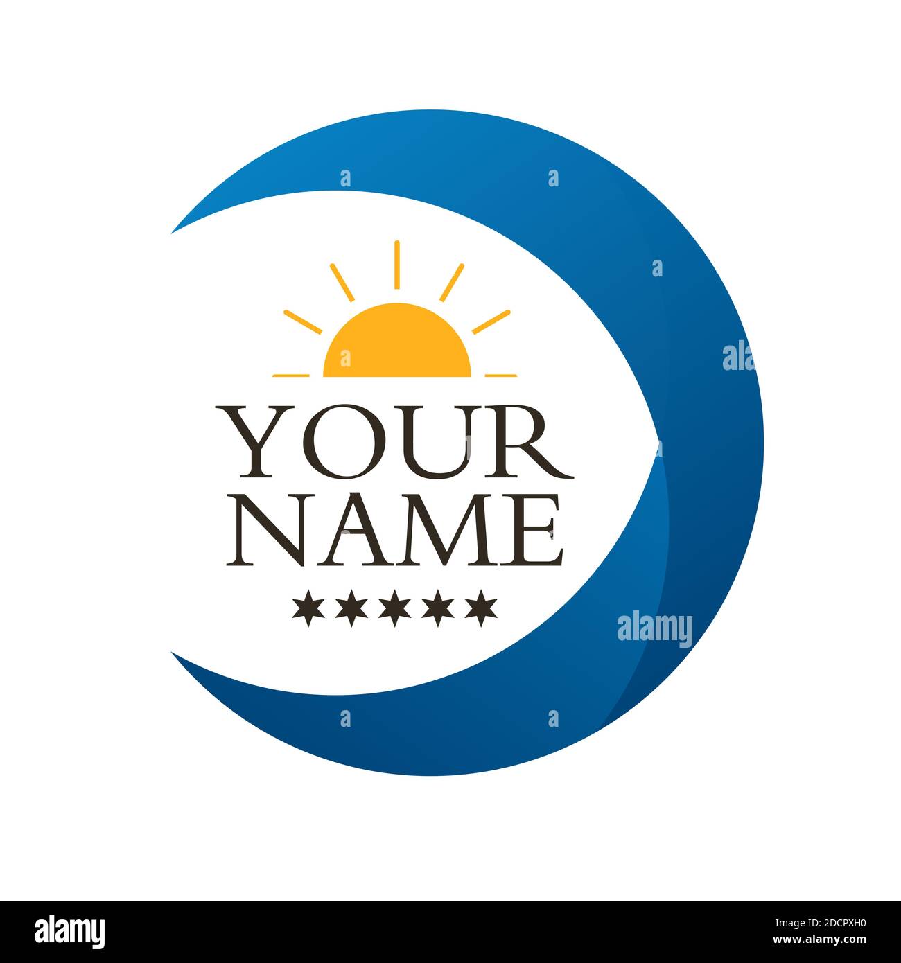 Abstraktes Design Holiday Label Illustration Stockfoto