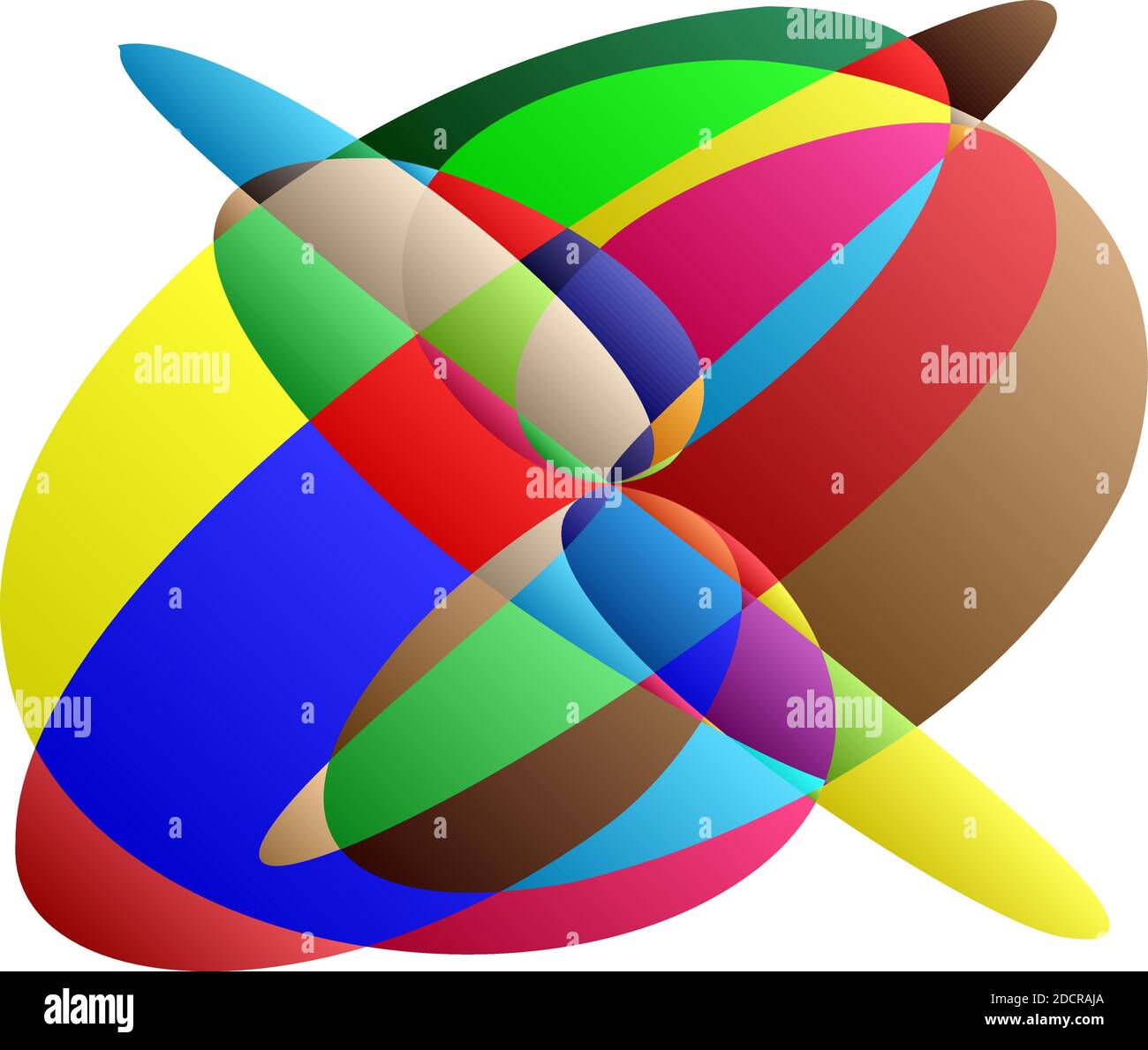 Abstraktes Design-Element mit Knoten. Zufällige Schnittlinien Doodle, Scribble Illustration – Stock Vektor Illustration, Clip-Art Grafiken Stock Vektor