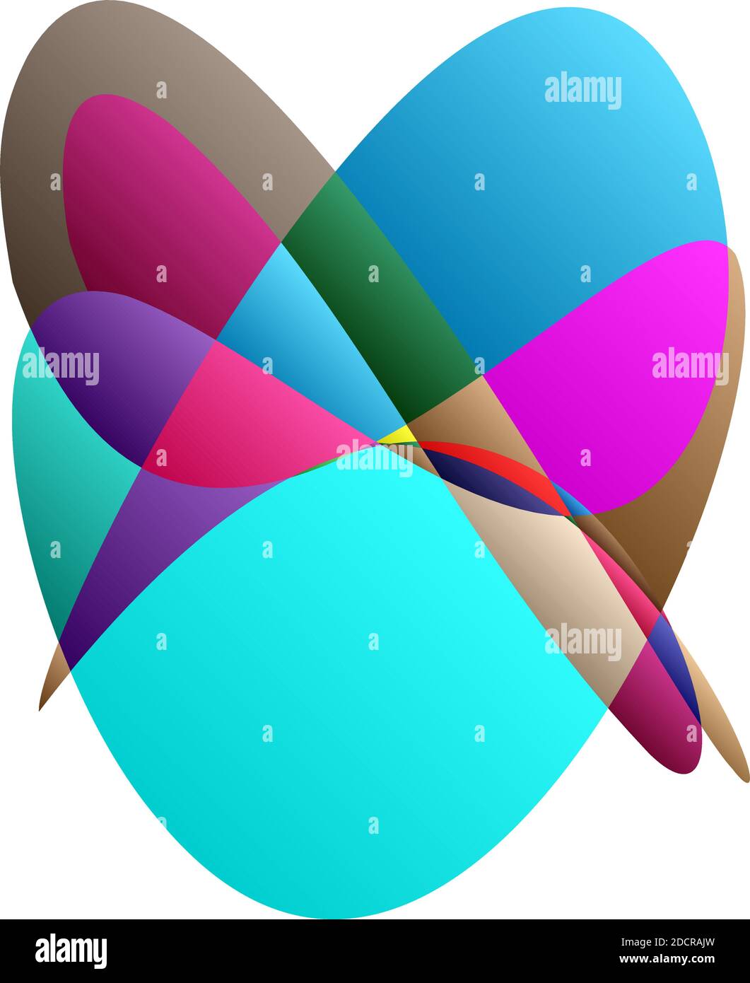 Abstraktes Design-Element mit Knoten. Zufällige Schnittlinien Doodle, Scribble Illustration – Stock Vektor Illustration, Clip-Art Grafiken Stock Vektor